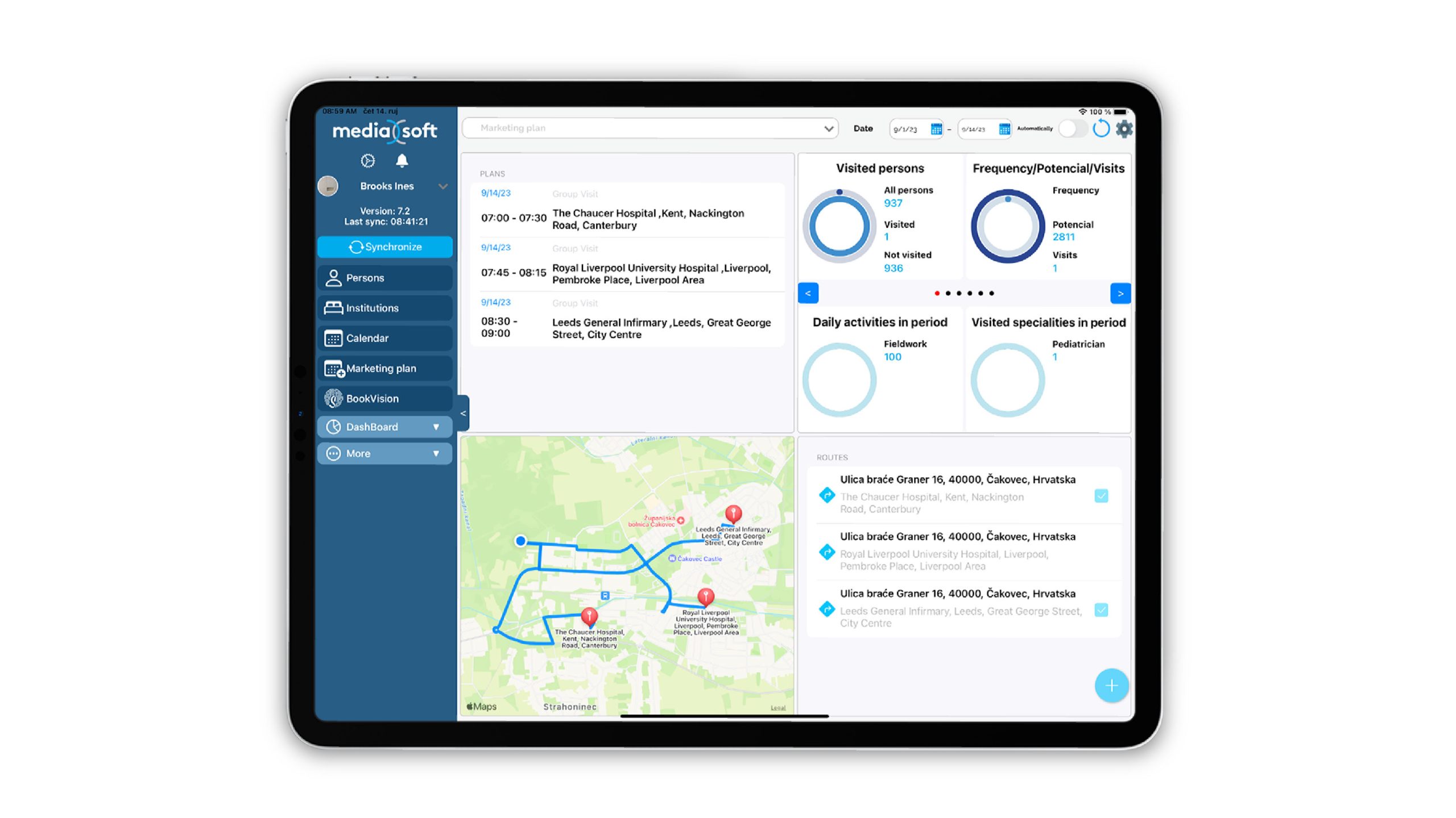 Sales Vision Pharma CRM